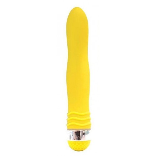 Купить Желтый эргономичный вибратор Sexy Friend - 17,5 см. код товара: SF-70232-4/Арт.139693. Секс-шоп в СПб - EROTICOASIS | Интим товары для взрослых 