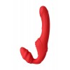 Фото товара: Красный безремневой страпон с вибрацией, код товара: 901408-9/Арт.139989, номер 2
