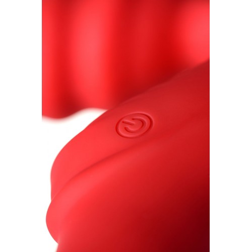 Фото товара: Красный безремневой страпон с вибрацией, код товара: 901408-9/Арт.139989, номер 9