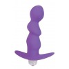 Купить Фиолетовый рельефный вибромассажер с ограничителем - 9,5 см. код товара: ST-40186-5/Арт.140001. Секс-шоп в СПб - EROTICOASIS | Интим товары для взрослых 