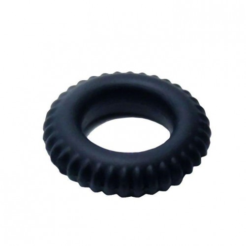 Купить Черное силиконовое эрекционное кольцо-шина Sex Expert код товара: SEM-55078/Арт.140307. Секс-шоп в СПб - EROTICOASIS | Интим товары для взрослых 