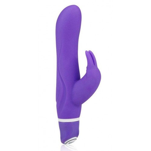 Купить Фиолетовый силиконовый вибратор со стимулятором клитора - 21 см. код товара: HT-R5-PUR/Арт.150062. Онлайн секс-шоп в СПб - EroticOasis 