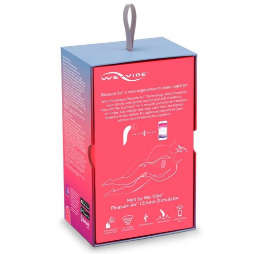 Фото товара: Розовый вакуум-волновой стимулятор клитора We-Vibe Melt, код товара: SNELSG3/Арт.151226, номер 4