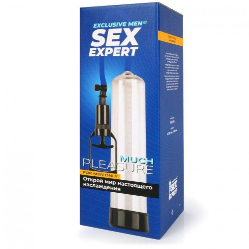 Фото товара: Прозрачная вакуумная помпа Sex Expert со шкалой, код товара: SEM-55162/Арт.151247, номер 2