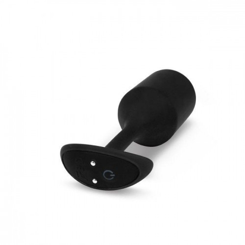 Фото товара: Черная пробка для ношения с вибрацией Snug Plug 4 - 14 см., код товара: BV-015-BLK/Арт.151618, номер 1