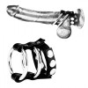 Купить Двойное металлическое кольцо на пенис с регулируемым ремешком код товара: BLM3065/Арт.152234. Секс-шоп в СПб - EROTICOASIS | Интим товары для взрослых 