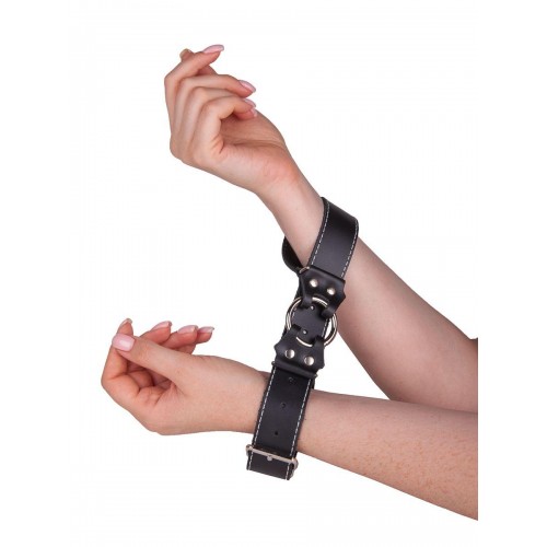 Фото товара: Кожаные ременные наручники, код товара: 3066-1/Арт.154380, номер 8