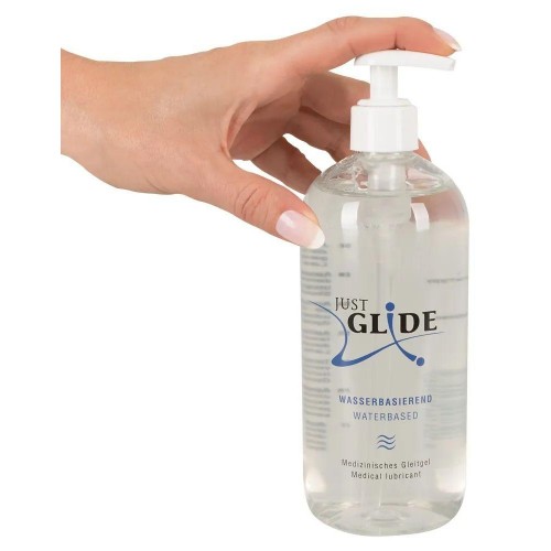 Фото товара: Гель-смазка на водной основе Just Glide с дозатором - 500 мл., код товара: 06199300000/Арт.161109, номер 2
