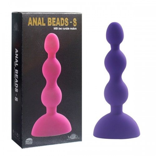 Фото товара: Фиолетовый анальный вибростимулятор Anal Beads S - 14,5 см., код товара: 189021 purple / Арт.161874, номер 2