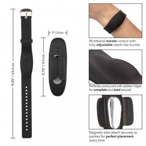 Фото товара: Стимулятор в трусики с пультом-браслетом Lock-N-Play Wristband Remote Panty Teaser, код товара: SE-0077-53-3/Арт.163102, номер 2