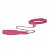 Купить Розовый ошейник с поводком Tickle Me Pink Collar With Leash код товара: SE-2730-20-2/Арт.163114. Онлайн секс-шоп в СПб - EroticOasis 