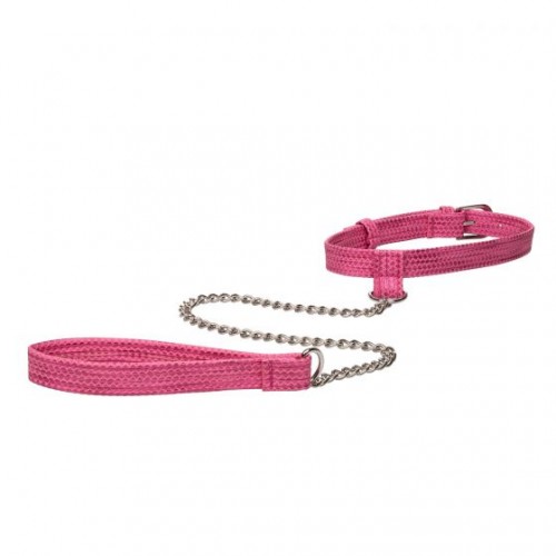 Купить Розовый ошейник с поводком Tickle Me Pink Collar With Leash код товара: SE-2730-20-2/Арт.163114. Секс-шоп в СПб - EROTICOASIS | Интим товары для взрослых 