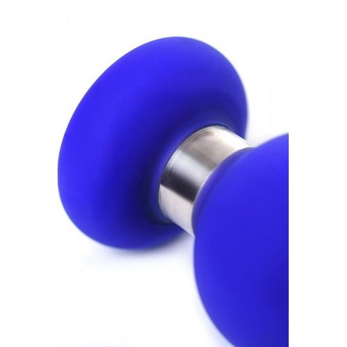 Фото товара: Синяя силиконовая анальная втулка с ограничителем - 13 см., код товара: 357011/Арт.164170, номер 6