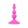 Фото товара: Розовая силиконовая анальная пробка Loverty - 8 см., код товара: 357002/Арт.164410, номер 2