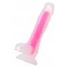 Купить Прозрачно-розовый фаллоимитатор, светящийся в темноте, James Glow - 18 см. код товара: 872013/Арт.164474. Секс-шоп в СПб - EROTICOASIS | Интим товары для взрослых 