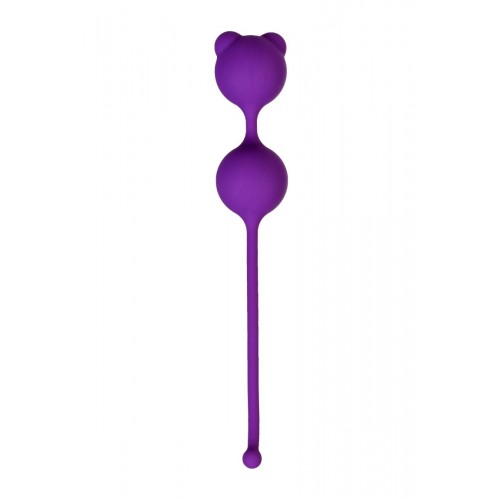 Фото товара: Фиолетовые вагинальные шарики A-Toys с ушками, код товара: 764013/Арт.165275, номер 1