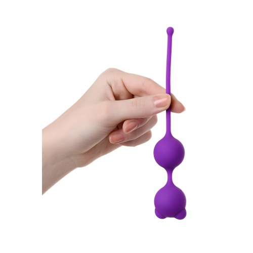 Фото товара: Фиолетовые вагинальные шарики A-Toys с ушками, код товара: 764013/Арт.165275, номер 2