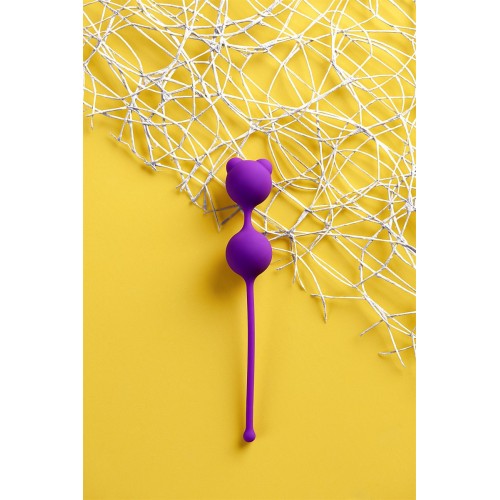 Фото товара: Фиолетовые вагинальные шарики A-Toys с ушками, код товара: 764013/Арт.165275, номер 5