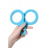 Фото товара: Голубые силиконовые наручники A-Toys без ключа, код товара: 766001 / Арт.165278, номер 2