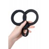 Фото товара: Черные силиконовые наручники A-Toys без ключа, код товара: 766002/Арт.165279, номер 2