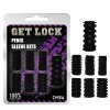 Фото товара: Набор из 7 черных насадок на пенис Get Lock, код товара: CN-330325419/Арт.170070, номер 1