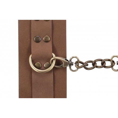 Фото товара: Коричневые кожаные наручники Maya, код товара: 7745-02rebelts/Арт.170440, номер 4