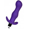 Купить Фиолетовая изогнутая анальная вибропробка - 12,9 см. код товара: 761314/Арт.170653. Секс-шоп в СПб - EROTICOASIS | Интим товары для взрослых 