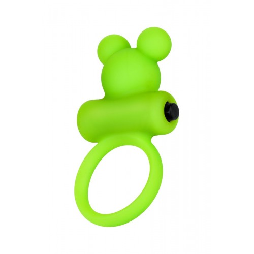 Фото товара: Зеленое виброкольцо на пенис A-Toys, код товара: 768018/Арт.178693, номер 1
