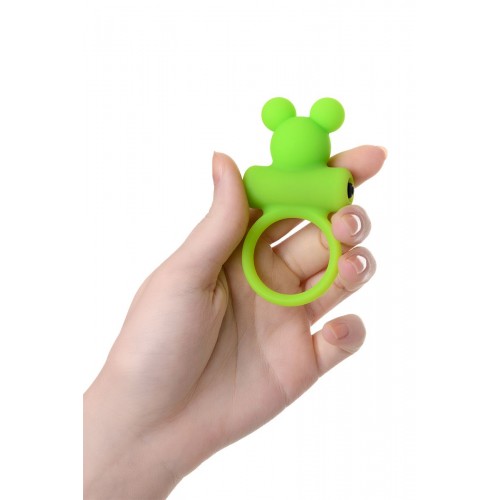 Фото товара: Зеленое виброкольцо на пенис A-Toys, код товара: 768018/Арт.178693, номер 3