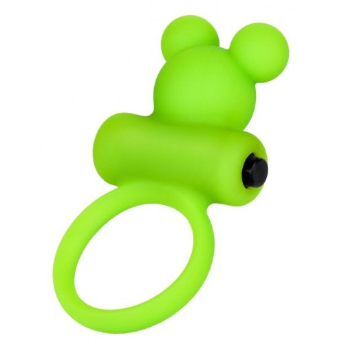 Купить Зеленое виброкольцо на пенис A-Toys код товара: 768018/Арт.178693. Секс-шоп в СПб - EROTICOASIS | Интим товары для взрослых 