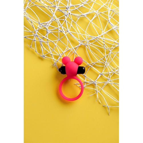 Фото товара: Розовое виброкольцо на пенис A-Toys, код товара: 768019/Арт.178694, номер 7