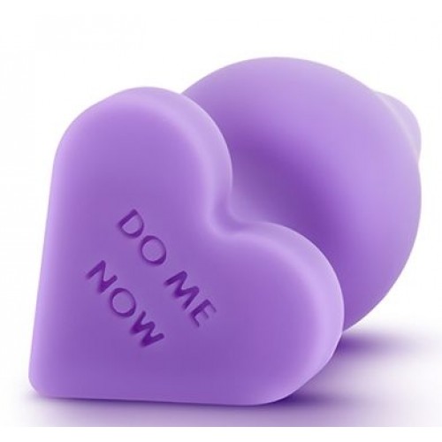 Фото товара: Фиолетовая анальная пробка Naughty Candy Heart Do Me Now - 8,9 см., код товара: BL-95620/Арт.178895, номер 2