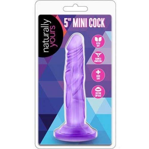 Фото товара: Фиолетовый фаллоимитатор 5 Inch Mini Cock - 14,6 см., код товара: BL-13611/Арт.178917, номер 1