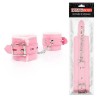 Фото товара: Розовые мягкие наручники на регулируемых ремешках, код товара: NTB-80569/Арт.180436, номер 1