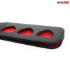 Фото товара: Черная шлепалка NOTABU с красными сердечками - 32 см., код товара: NTB-80588/Арт.180499, номер 2