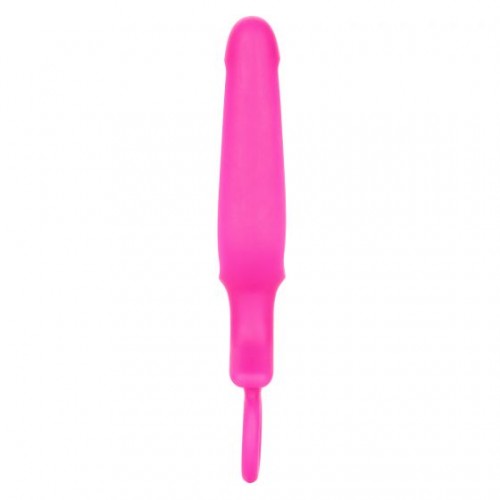 Фото товара: Розовая силиконовая пробка с прорезью Silicone Groove Probe - 10,25 см., код товара: SE-0393-41-2/Арт.180732, номер 4