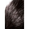 Фото товара: Черная анальная втулка с хвостом чернобурой лисы - размер М, код товара: 731442 / Арт.183304, номер 7