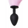 Фото товара: Черная анальная втулка с бело-розовым хвостом - размер M, код товара: 731446/Арт.183308, номер 6