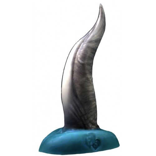 Купить Черно-голубой фаллоимитатор  Дельфин small  - 25 см. код товара: zoo122/Арт.185265. Секс-шоп в СПб - EROTICOASIS | Интим товары для взрослых 