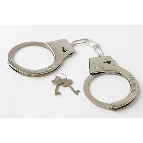 Купить Серебристые наручники с ключиками код товара: 315552/Арт.186187. Секс-шоп в СПб - EROTICOASIS | Интим товары для взрослых 