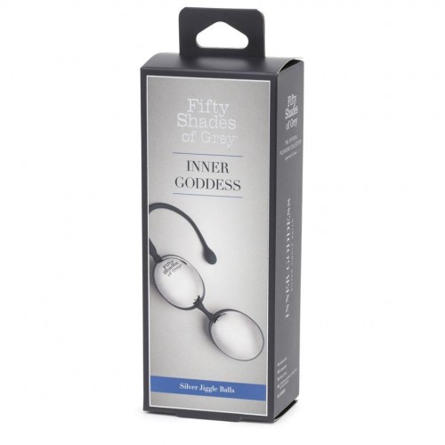 Фото товара: Серебристо-черные вагинальные шарики Inner Goddess Silver Jiggle Balls, код товара: FS-74926/Арт.187694, номер 2