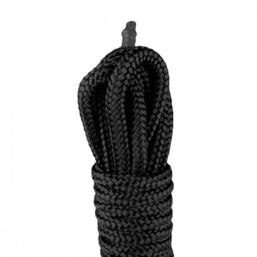 Фото товара: Черная веревка для бондажа Easytoys Bondage Rope - 5 м., код товара: ET247BLK/Арт.187883, номер 3
