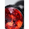 Фото товара: Черный анальный плаг с кристаллом красного цвета - 7,2 см., код товара: 717007-59/Арт.190025, номер 10