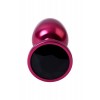 Фото товара: Красная анальная пробка с кристаллом черного цвета - 7,2 см., код товара: 717007-95/Арт.190026, номер 3