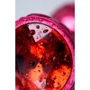 Фото товара: Красная анальная пробка с кристаллом красного цвета - 7,2 см., код товара: 717007-99/Арт.190027, номер 10