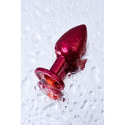 Фото товара: Красная анальная пробка с кристаллом красного цвета - 7,2 см., код товара: 717007-99/Арт.190027, номер 9