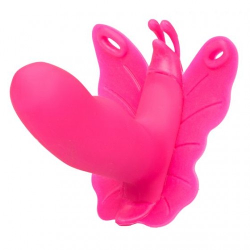 Фото товара: Розовая вибробабочка на ремешках Silicone Remote Venus Penis, код товара: SE-0582-50-3/Арт.190133, номер 1