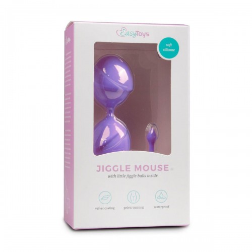 Фото товара: Фиолетовые вагинальные шарики Jiggle Mouse, код товара: ET208PUR/Арт.190553, номер 1