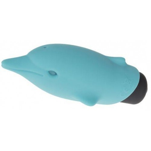 Купить Голубой вибростимулятор-дельфин Lastic Pocket Dolphin - 7,5 см. код товара: 30585/Арт.190561. Секс-шоп в СПб - EROTICOASIS | Интим товары для взрослых 