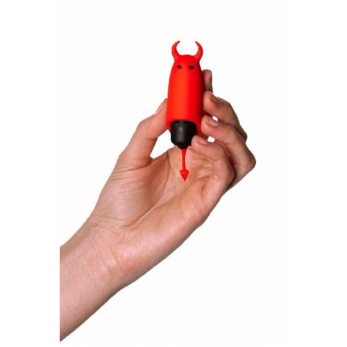 Фото товара: Красный вибростимулятор Devol Mini Vibrator - 8,5 см., код товара: 30594/Арт.190589, номер 4